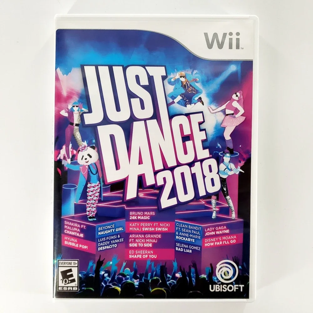 Just Dance 2018 (Nintendo Wii, 2017) Complete Tested & Works